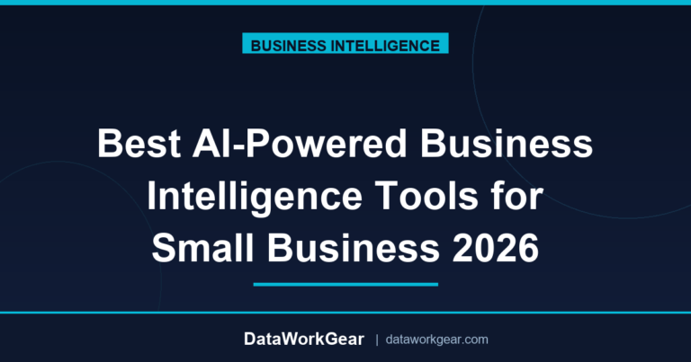Best AI-Powered Business Intelligence Tools for Small Business 2026