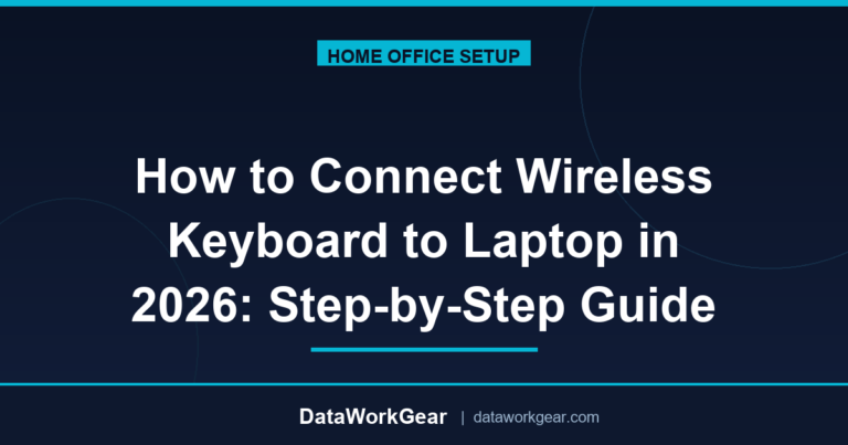 How to Connect Wireless Keyboard to Laptop in 2026: Step-by-Step Guide